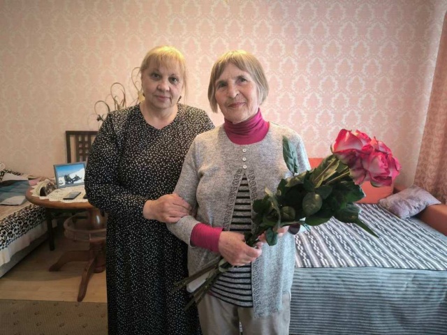 80 лет ветерану труда Спасовой Ольге Михайловне!